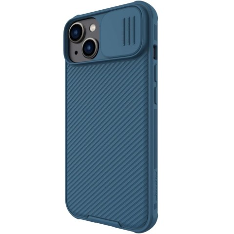 Nillkin CamShield Pro Case etui iPhone 14 Plus pancerny pokrowiec osłona na aparat kamerę niebieski Nillkin CamShield Pro Case etui iPhone 14 Plus pancerny pokrowiec osłona na aparat kamerę niebieski