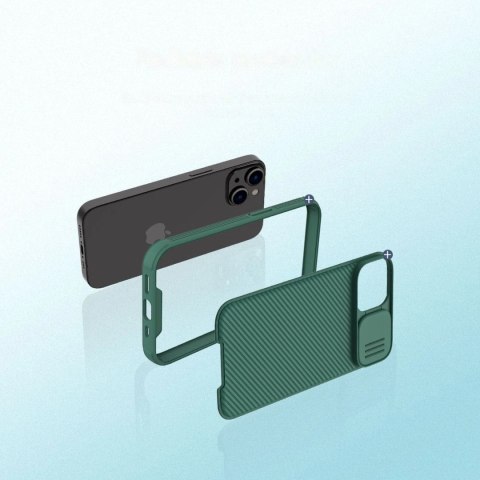 Nillkin CamShield Pro Case etui iPhone 14 Plus pancerny pokrowiec osłona na aparat kamerę niebieski Nillkin CamShield Pro Case etui iPhone 14 Plus pancerny pokrowiec osłona na aparat kamerę niebieski