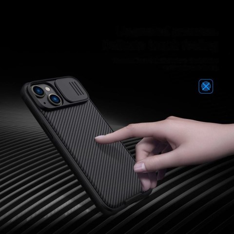 Nillkin CamShield Pro Case etui iPhone 14 Plus pancerny pokrowiec osłona na aparat kamerę niebieski Nillkin CamShield Pro Case etui iPhone 14 Plus pancerny pokrowiec osłona na aparat kamerę niebieski