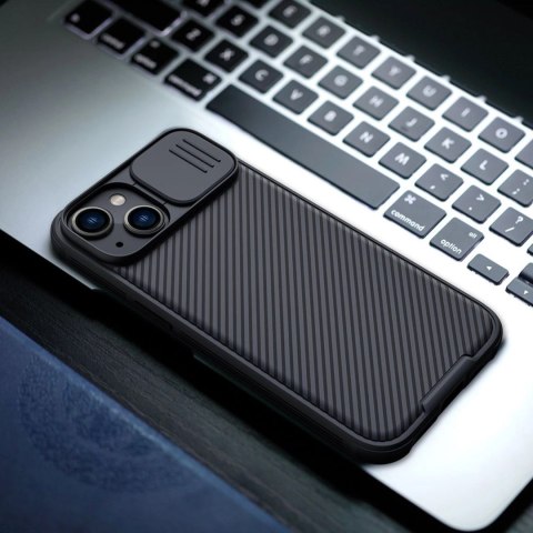 Nillkin CamShield Pro Case etui iPhone 14 Plus pancerny pokrowiec osłona na aparat kamerę niebieski Nillkin CamShield Pro Case etui iPhone 14 Plus pancerny pokrowiec osłona na aparat kamerę niebieski