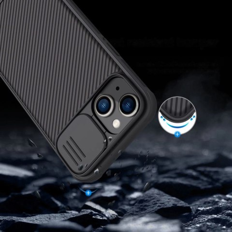 Nillkin CamShield Pro Case etui iPhone 14 Plus pancerny pokrowiec osłona na aparat kamerę zielony Nillkin CamShield Pro Case etui iPhone 14 Plus pancerny pokrowiec osłona na aparat kamerę zielony