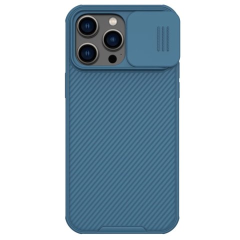Nillkin CamShield Pro Case etui iPhone 14 Pro Max pancerny pokrowiec osłona na aparat kamerę niebieski Nillkin CamShield Pro Case etui iPhone 14 Pro Max pancerny pokrowiec osłona na aparat kamerę niebieski