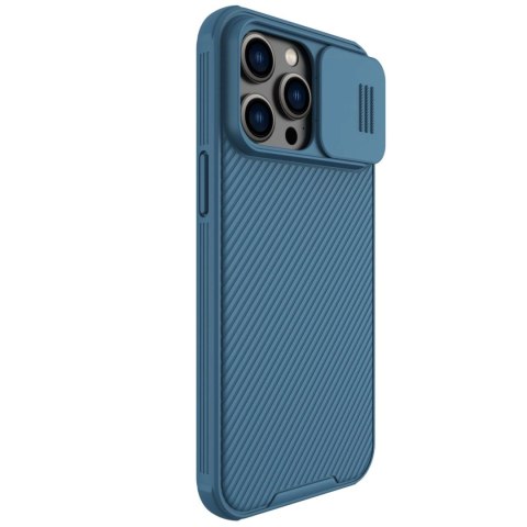 Nillkin CamShield Pro Case etui iPhone 14 Pro Max pancerny pokrowiec osłona na aparat kamerę niebieski Nillkin CamShield Pro Case etui iPhone 14 Pro Max pancerny pokrowiec osłona na aparat kamerę niebieski