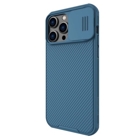 Nillkin CamShield Pro Case etui iPhone 14 Pro Max pancerny pokrowiec osłona na aparat kamerę niebieski Nillkin CamShield Pro Case etui iPhone 14 Pro Max pancerny pokrowiec osłona na aparat kamerę niebieski