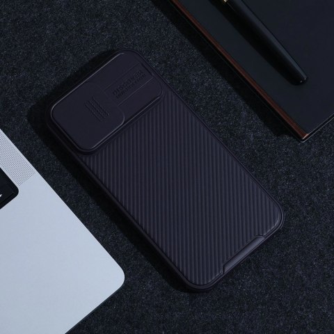 Nillkin CamShield Pro Case etui iPhone 14 Pro Max pancerny pokrowiec osłona na aparat kamerę niebieski Nillkin CamShield Pro Case etui iPhone 14 Pro Max pancerny pokrowiec osłona na aparat kamerę niebieski