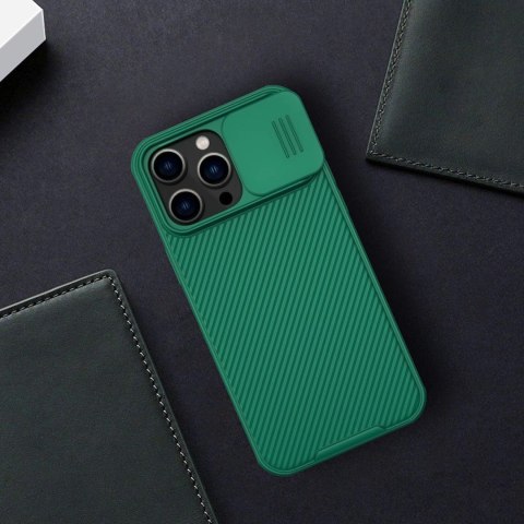 Nillkin CamShield Pro Case etui iPhone 14 Pro Max pancerny pokrowiec osłona na aparat kamerę niebieski Nillkin CamShield Pro Case etui iPhone 14 Pro Max pancerny pokrowiec osłona na aparat kamerę niebieski