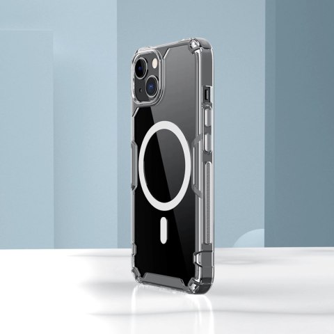 Nillkin Nature Pro Magnetic Case etui iPhone 14 Plus magnetyczny pokrowiec MagSafe niebieski Nillkin Nature Pro Magnetic Case etui iPhone 14 Plus magnetyczny pokrowiec MagSafe niebieski