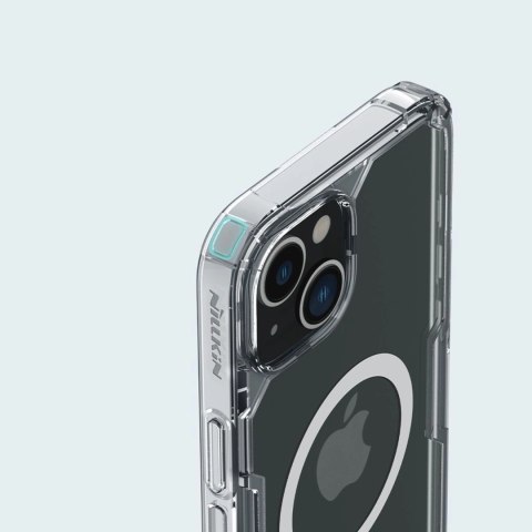 Nillkin Nature Pro Magnetic Case etui iPhone 14 Plus magnetyczny pokrowiec MagSafe niebieski Nillkin Nature Pro Magnetic Case etui iPhone 14 Plus magnetyczny pokrowiec MagSafe niebieski