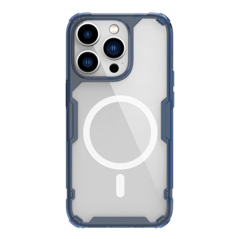 Nillkin Nature Pro Magnetic Case etui iPhone 14 Pro Max magnetyczny pokrowiec MagSafe niebieski Nillkin Nature Pro Magnetic Case etui iPhone 14 Pro Max magnetyczny pokrowiec MagSafe niebieski