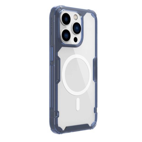 Nillkin Nature Pro Magnetic Case etui iPhone 14 Pro Max magnetyczny pokrowiec MagSafe niebieski Nillkin Nature Pro Magnetic Case etui iPhone 14 Pro Max magnetyczny pokrowiec MagSafe niebieski