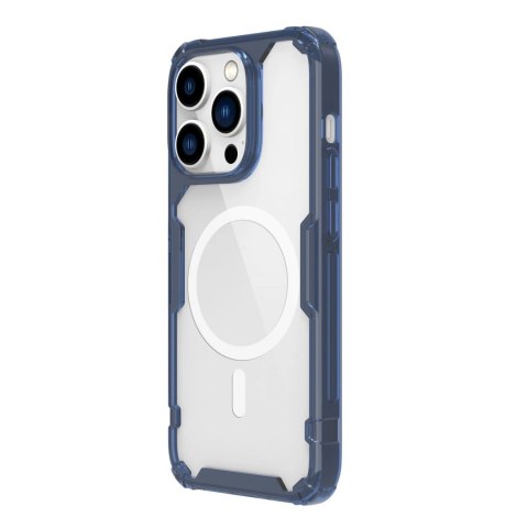 Nillkin Nature Pro Magnetic Case etui iPhone 14 Pro Max magnetyczny pokrowiec MagSafe niebieski Nillkin Nature Pro Magnetic Case etui iPhone 14 Pro Max magnetyczny pokrowiec MagSafe niebieski