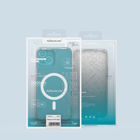 Nillkin Nature Pro Magnetic Case etui iPhone 14 Pro Max magnetyczny pokrowiec MagSafe niebieski Nillkin Nature Pro Magnetic Case etui iPhone 14 Pro Max magnetyczny pokrowiec MagSafe niebieski