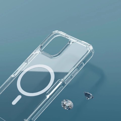 Nillkin Nature Pro Magnetic Case etui iPhone 14 Pro Max magnetyczny pokrowiec MagSafe niebieski Nillkin Nature Pro Magnetic Case etui iPhone 14 Pro Max magnetyczny pokrowiec MagSafe niebieski