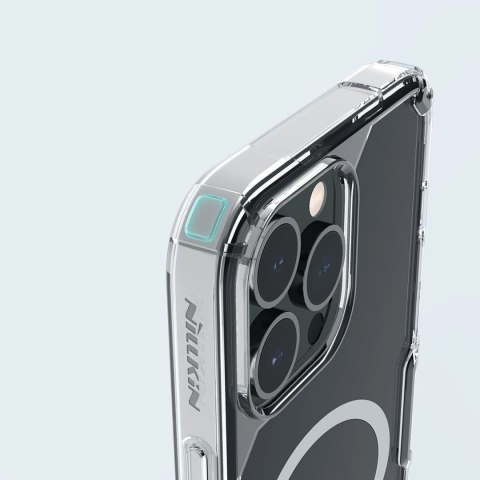 Nillkin Nature Pro Magnetic Case etui iPhone 14 Pro Max magnetyczny pokrowiec MagSafe niebieski Nillkin Nature Pro Magnetic Case etui iPhone 14 Pro Max magnetyczny pokrowiec MagSafe niebieski