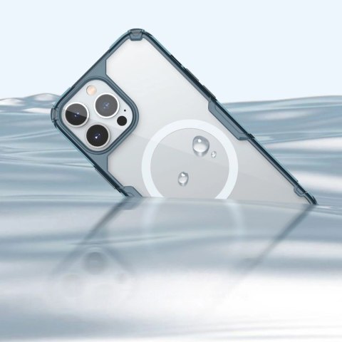 Nillkin Nature Pro Magnetic Case etui iPhone 14 Pro Max magnetyczny pokrowiec MagSafe niebieski Nillkin Nature Pro Magnetic Case etui iPhone 14 Pro Max magnetyczny pokrowiec MagSafe niebieski