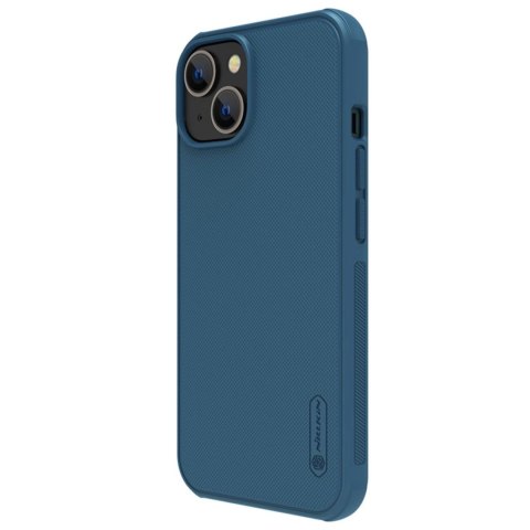 Nillkin Super Frosted Shield Pro Magnetic Case etui iPhone 14 Plus z MagSafe magnetyczne niebieski Nillkin Super Frosted Shield Pro Magnetic Case etui iPhone 14 Plus z MagSafe magnetyczne niebieski