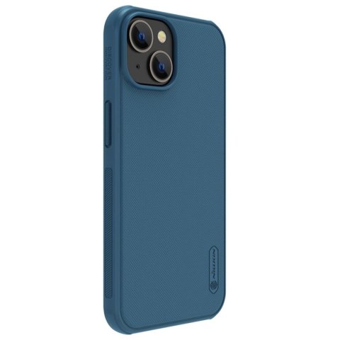 Nillkin Super Frosted Shield Pro Magnetic Case etui iPhone 14 Plus z MagSafe magnetyczne niebieski Nillkin Super Frosted Shield Pro Magnetic Case etui iPhone 14 Plus z MagSafe magnetyczne niebieski