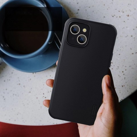 Nillkin Super Frosted Shield Pro Magnetic Case etui iPhone 14 Plus z MagSafe magnetyczne niebieski Nillkin Super Frosted Shield Pro Magnetic Case etui iPhone 14 Plus z MagSafe magnetyczne niebieski
