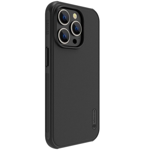 Nillkin Super Frosted Shield Pro etui iPhone 14 Pro Max pokrowiec na tył plecki czarny Nillkin Super Frosted Shield Pro etui iPhone 14 Pro Max pokrowiec na tył plecki czarny