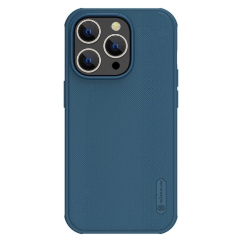 Nillkin Super Frosted Shield Pro etui iPhone 14 Pro Max pokrowiec na tył plecki niebieski Nillkin Super Frosted Shield Pro etui iPhone 14 Pro Max pokrowiec na tył plecki niebieski