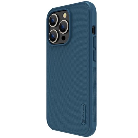Nillkin Super Frosted Shield Pro etui iPhone 14 Pro Max pokrowiec na tył plecki niebieski Nillkin Super Frosted Shield Pro etui iPhone 14 Pro Max pokrowiec na tył plecki niebieski