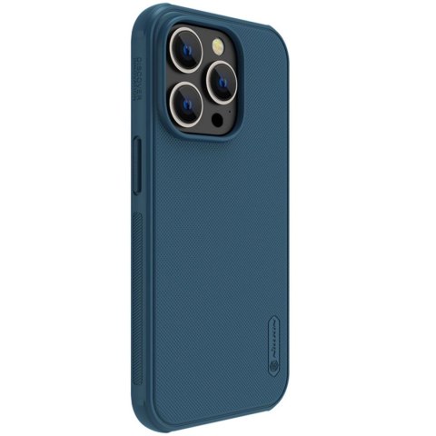 Nillkin Super Frosted Shield Pro etui iPhone 14 Pro Max pokrowiec na tył plecki niebieski Nillkin Super Frosted Shield Pro etui iPhone 14 Pro Max pokrowiec na tył plecki niebieski