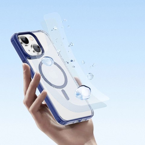 Dux Ducis Clin2 etui iPhone 14 Plus magnetyczny pokrowiec MagSafe niebieskie Dux Ducis Clin2 etui iPhone 14 Plus magnetyczny pokrowiec MagSafe niebieskie