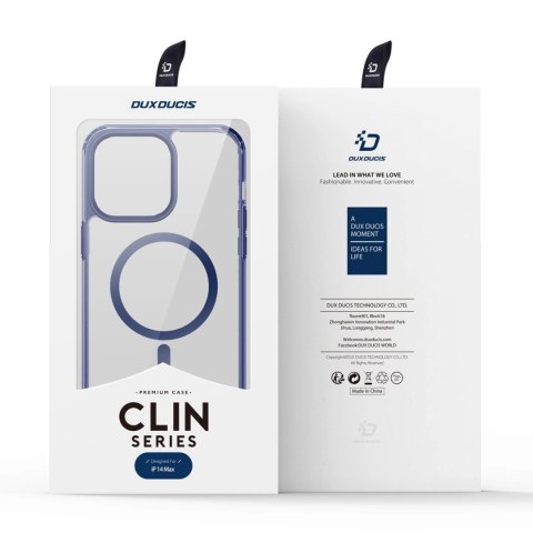 Dux Ducis Clin2 etui iPhone 14 Plus magnetyczny pokrowiec MagSafe niebieskie Dux Ducis Clin2 etui iPhone 14 Plus magnetyczny pokrowiec MagSafe niebieskie