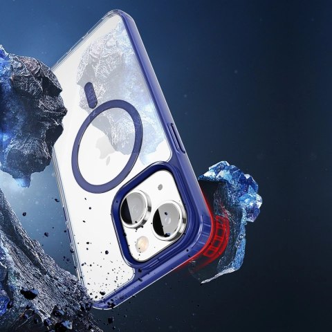Dux Ducis Clin2 etui iPhone 14 Plus magnetyczny pokrowiec MagSafe niebieskie Dux Ducis Clin2 etui iPhone 14 Plus magnetyczny pokrowiec MagSafe niebieskie