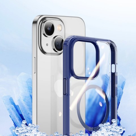 Dux Ducis Clin2 etui iPhone 14 Plus magnetyczny pokrowiec MagSafe niebieskie Dux Ducis Clin2 etui iPhone 14 Plus magnetyczny pokrowiec MagSafe niebieskie