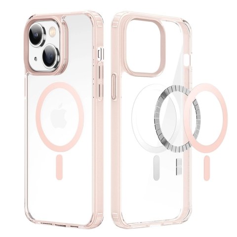 Dux Ducis Clin2 etui iPhone 14 Plus magnetyczny pokrowiec MagSafe różowe Dux Ducis Clin2 etui iPhone 14 Plus magnetyczny pokrowiec MagSafe różowe