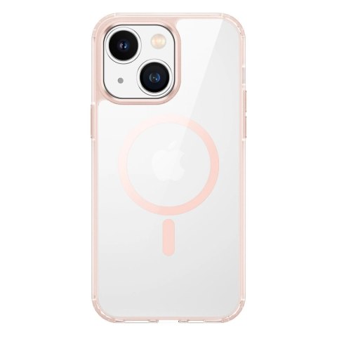 Dux Ducis Clin2 etui iPhone 14 Plus magnetyczny pokrowiec MagSafe różowe Dux Ducis Clin2 etui iPhone 14 Plus magnetyczny pokrowiec MagSafe różowe