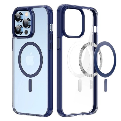 Dux Ducis Clin2 etui iPhone 14 Pro magnetyczny pokrowiec MagSafe niebieskie Dux Ducis Clin2 etui iPhone 14 Pro magnetyczny pokrowiec MagSafe niebieskie