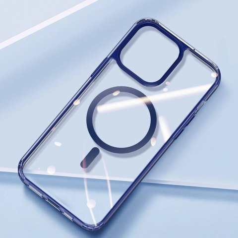 Dux Ducis Clin2 etui iPhone 14 Pro magnetyczny pokrowiec MagSafe niebieskie Dux Ducis Clin2 etui iPhone 14 Pro magnetyczny pokrowiec MagSafe niebieskie