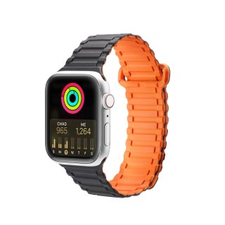 Dux Ducis Strap (Armor Version) pasek Apple Watch Ultra, SE, 9, 8, 7, 6, 5, 4, 3, 2, 1 (49, 45, 44, 42 mm) silikonowa magnetyczn