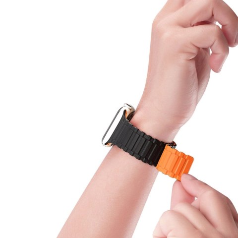 Dux Ducis Strap (Armor Version) pasek Apple Watch Ultra, SE, 9, 8, 7, 6, 5, 4, 3, 2, 1 (49, 45, 44, 42 mm) silikonowa magnetyczn Dux Ducis Strap (Armor Version) pasek Apple Watch Ultra, SE, 9, 8, 7, 6, 5, 4, 3, 2, 1 (49, 45, 44, 42 mm) silikonowa magnetyczn