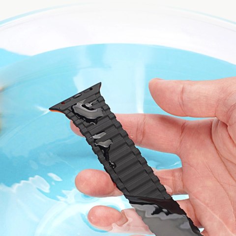 Dux Ducis Strap (Armor Version) pasek Apple Watch Ultra, SE, 9, 8, 7, 6, 5, 4, 3, 2, 1 (49, 45, 44, 42 mm) silikonowa magnetyczn Dux Ducis Strap (Armor Version) pasek Apple Watch Ultra, SE, 9, 8, 7, 6, 5, 4, 3, 2, 1 (49, 45, 44, 42 mm) silikonowa magnetyczn