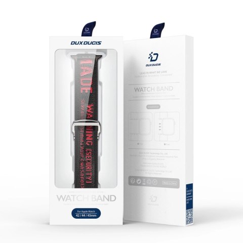 Dux Ducis Strap (Outdoor Version) pasek Apple Watch Ultra, SE, 9, 8, 7, 6, 5, 4, 3, 2, 1 (49, 45, 44, 42 mm) nylonowa opaska bra Dux Ducis Strap (Outdoor Version) pasek Apple Watch Ultra, SE, 9, 8, 7, 6, 5, 4, 3, 2, 1 (49, 45, 44, 42 mm) nylonowa opaska bra