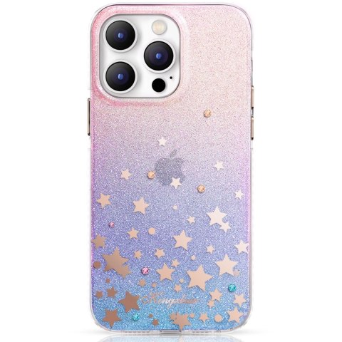 Kingxbar Heart Star Series etui iPhone 14 Pro Max etui w gwiazdki zodiac Kingxbar Heart Star Series etui iPhone 14 Pro Max etui w gwiazdki zodiac
