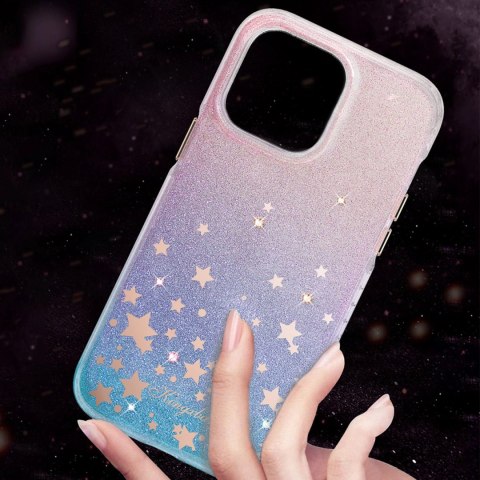Kingxbar Heart Star Series etui iPhone 14 Pro Max etui w gwiazdki zodiac Kingxbar Heart Star Series etui iPhone 14 Pro Max etui w gwiazdki zodiac