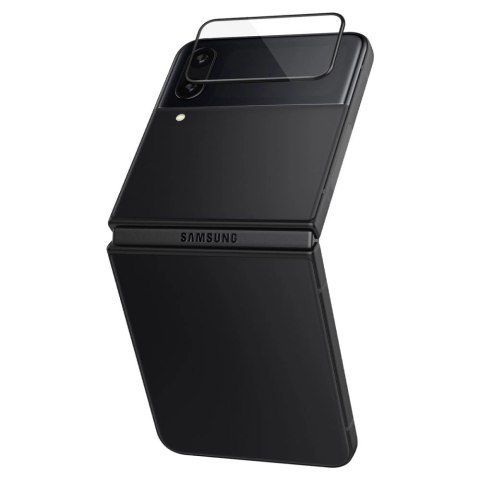 Szkło hartowane Spigen Glas.tR EZ Fit FC z folią na zawiasy na Samsung Galaxy Z Flip 4 - czarne 2 szt. Szkło hartowane Spigen Glas.tR EZ Fit FC z folią na zawiasy na Samsung Galaxy Z Flip 4 - czarne 2 szt.
