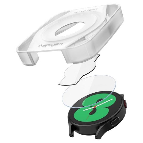 Szkło hartowane Spigen Glas.tR EZ Fit na Samsung Galaxy Watch 4 / 5 (40 mm) - 2 szt.