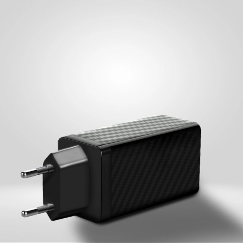 Wozinsky ładowarka GaN 65W z portami USB, USB C wspiera QC 3.0 PD czarna (WWCG01) Wozinsky ładowarka GaN 65W z portami USB, USB C wspiera QC 3.0 PD czarna (WWCG01)