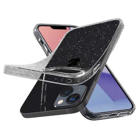 Etui Spigen Liquid Crystal na iPhone 14 Plus - przezroczysto-brokatowe Etui Spigen Liquid Crystal na iPhone 14 Plus - przezroczysto-brokatowe