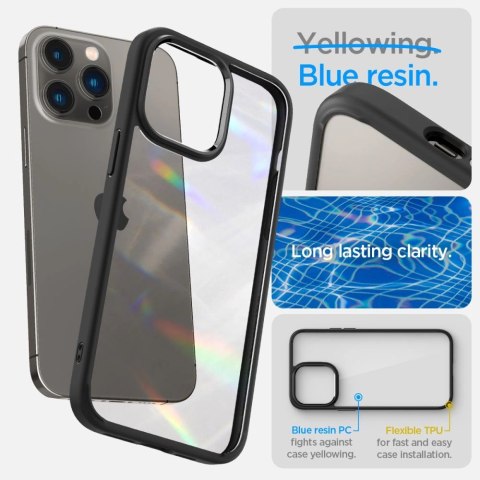 Etui Spigen Ultra Hybrid na iPhone 14 Pro - czarny mat Etui Spigen Ultra Hybrid na iPhone 14 Pro - czarny mat