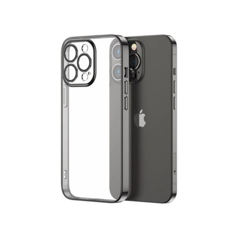 Joyroom 14Q Case etui do iPhone 14 Pro obudowa pokrowiec z metaliczną ramką czarny (JR-14Q2-black) Joyroom 14Q Case etui do iPhone 14 Pro obudowa pokrowiec z metaliczną ramką czarny (JR-14Q2-black)
