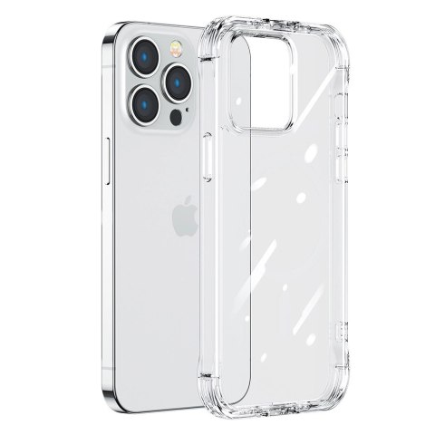 Joyroom Defender Series etui pokrowiec do iPhone 14 pancerna obudowa z haczykami podstawką przezroczysty (JR-14H1) Joyroom Defender Series etui pokrowiec do iPhone 14 pancerna obudowa z haczykami podstawką przezroczysty (JR-14H1)