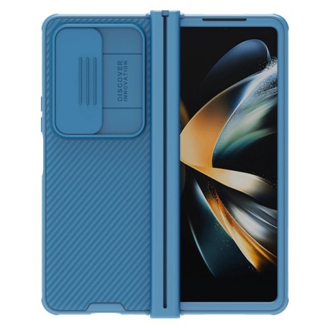 Nillkin CamShield Pro Case (simple) etui Samsung Galaxy Z Fold 4 pokrowiec z osłoną na aparat niebieskie Nillkin CamShield Pro Case (simple) etui Samsung Galaxy Z Fold 4 pokrowiec z osłoną na aparat niebieskie