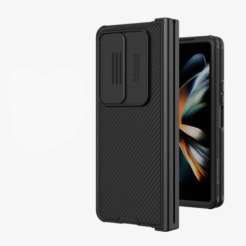 Nillkin CamShield Pro Case (simple) etui Samsung Galaxy Z Fold 4 pokrowiec z osłoną na aparat niebieskie Nillkin CamShield Pro Case (simple) etui Samsung Galaxy Z Fold 4 pokrowiec z osłoną na aparat niebieskie