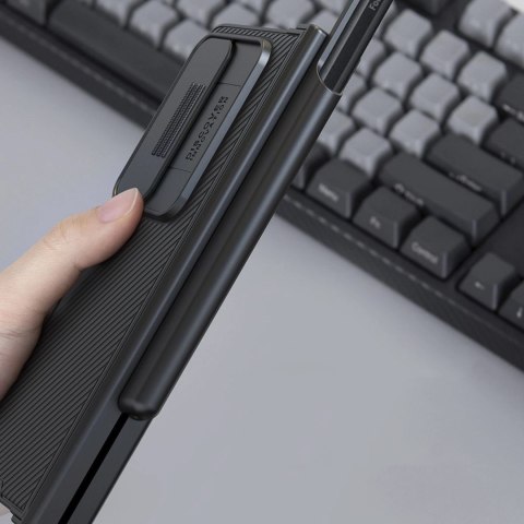 Nillkin CamShield Pro Case (simple) etui Samsung Galaxy Z Fold 4 pokrowiec z osłoną na aparat niebieskie Nillkin CamShield Pro Case (simple) etui Samsung Galaxy Z Fold 4 pokrowiec z osłoną na aparat niebieskie